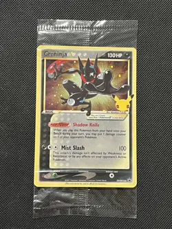SEALED - Pokemon 25th Celebrations - Greninja - SWSH144 - ETB PROMO HOLO - M/NM - Image 2