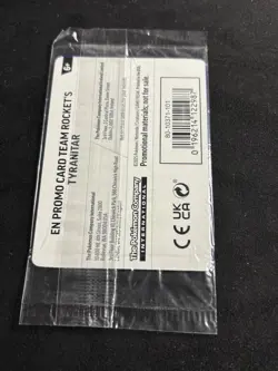 Team Rocket’s Tyranitar Pokemon Center Exclusive Promo Sealed - Image 2