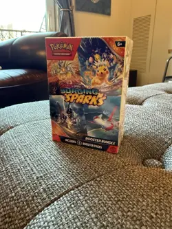 Pokemon TCG Surging Sparks Booster Bundle (6 Packs) Factory Sealed! - Image 1