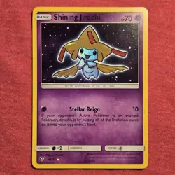 Pokemon Shining Legends: Shining Jirachi 42/73 Holo Foil Rare - LP/NM - Image 1