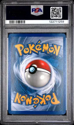 2006 POKEMON EX DRAGON FRONTIERS #1 AMPHAROS-REVERSE FOIL PSA 7 - Image 2