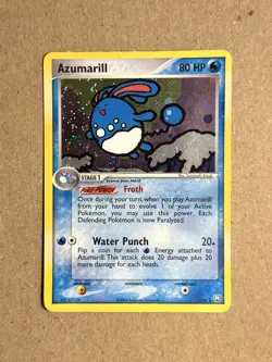 Pokemon TCG - Azumarill (1/109) EX Team Rocket Returns - Holo Rare - NM - Image 3