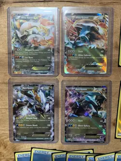 Pokemon White Kyurem EX 96 103 & Black Kyurem 95 101 Energy Promo Lot NM - Image 1