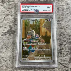POKEMON SVP PALDEAN FATES ETB PROMO #075 MIMIKYU PSA 9 MINT. - Image 1