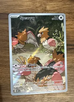 POKEMON - SPEAROW - 151/132 - MEGA EVOLUTIONS ILLUSTRATION RARE - Image 1