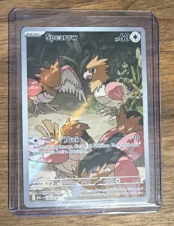 POKEMON - SPEAROW - 151/132 - MEGA EVOLUTIONS ILLUSTRATION RARE - Image 3