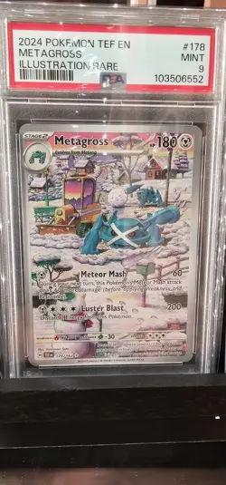 Metagross #178 PSA 9 - 2024 Pokemon SV Temporal Forces - Image 1