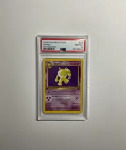 Pokemon 1st Edition Fossil Hypno NON HOLO PSA 8 - Image 1