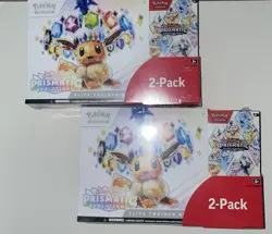 2x Pokemon TCG: SV8.5 Prismatic Evolutions Costco 2-Pack - ETB & Booster Bundle - Image 1