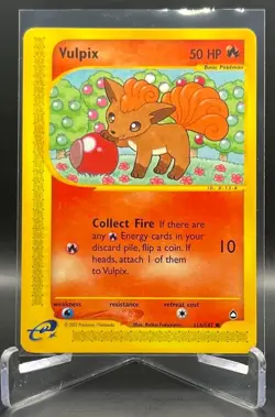 Pokemon TCG Aquapolis VULPIX Regular, Common - 116/147 - Image 1