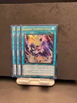Yugioh Radiant Typhoon Chant DOOD-EN061 Ultra Rare 1st Edition NM x3 - Image 1