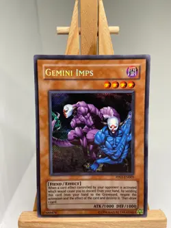 Gemini Imps - Secret Rare PP01-EN005 - LP - YuGiOh - Image 1