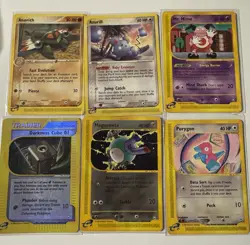 Vintage E-Reader Pokemon Card lot - 6 cards - Aquapolis/Sandstorm - Image 1