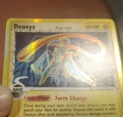 Deoxys [Holo] - (6/110) - [Speed Forme] Delta Species - Gold (Rare) Pokemon Card - Image 4