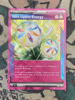 Pokemon Neo Upper Energy TCG 162/162 Temporal Forces Ace Spec Rare Holo Card - Image 1