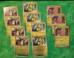 Mega Evolution X11 Playset Meganium Bayleaf Chikorita Pokemon Card Set Nm - Image 1