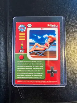 Topps Holographic Pokemon Card - Bikini Misty - TV3 - Image 3