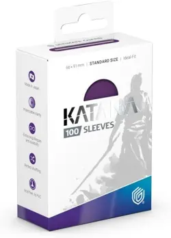 Ultimate Guard Katana Card Sleeves, 100 Standard Size TCG Sleeves, 66 x 91mm, Ir - Image 1