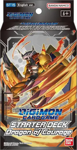 Bandai | Digimon Card Game: Starter Deck - Dragon of Courage (ST15) | Card Game - Image 1