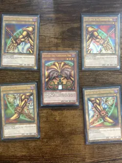 Exodia the Forbidden One Complete Set YGLD Near Mint Yugioh Cards - Image 1