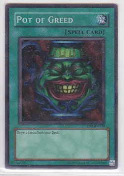JP) Yugioh - Konami - Yu-Gi-Uh! - Pot of Greed - DB1-EN134 - Trading Card - Image 1