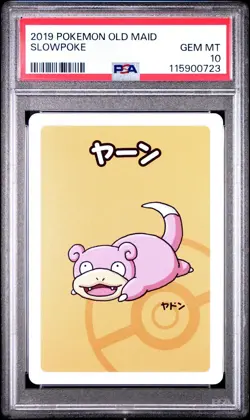 Pokemon Card Slowpoke Old Maid Baba Nuki 2019 PSA 10 GEM MINT - Image 1