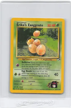 Erika's EXEGGCUTE 43/132 - Gym Heroes - VINTAGE WOTC - Pokemon Card - NM - Image 1