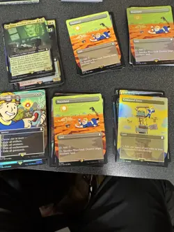 Magic The Gathering: Fallout Universes Beyond - 177 Card Lot Mint - NM MTG - Image 1