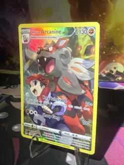 Hisuian Arcanine TG08/TG30 Lost Origin Full Art Ultra Rare Holo Pokemon Card NM - Image 2