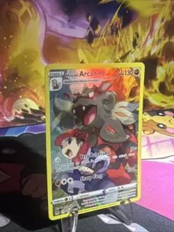 Hisuian Arcanine TG08/TG30 Lost Origin Full Art Ultra Rare Holo Pokemon Card NM - Image 3