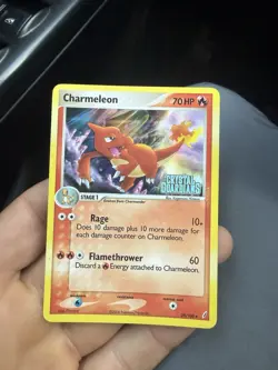 Charmeleon 29/100 Ex Crystal Guardians Reverse Holo Foil Stamped Pokemon Card LP - Image 1