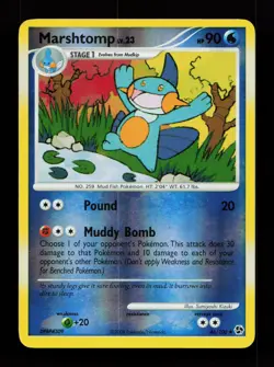 Marshtomp 46/106 Reverse Holo Great Encounters Pokemon Card - Image 1