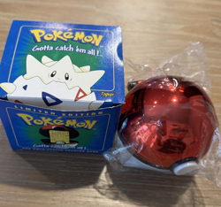Pokemon 23k Gold Plated Togepi Trading Card 1999 Burger King Pokeball SEALED - Image 1