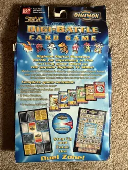 2000 Digimon Digi-Battle Card Game Starter Set 1st Edition - OPEN BOX NEW - Image 2