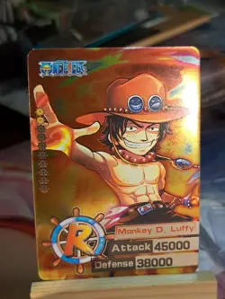 One Piece Ace "Error" CCG Card- Says "Monkey D. Luffy" - Image 1