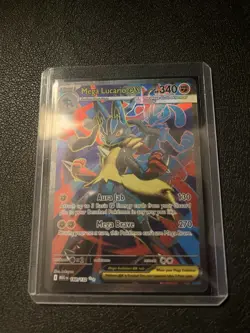 Mega Lucario Ex Full Art Ultra Rare 160/132 Pokemon Card NM/M Mega Evolutions - Image 3