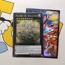 Yugioh card Ultimate Rare Number 46: Dragluon SHSP-EN050 Shadow Specters set - Image 1
