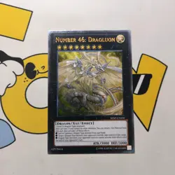 Yugioh card Ultimate Rare Number 46: Dragluon SHSP-EN050 Shadow Specters set - Image 2