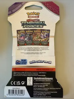 Pokemon Booster Pack Temporal Forces Scarlet & Violet Ten Cards TCG - Image 2