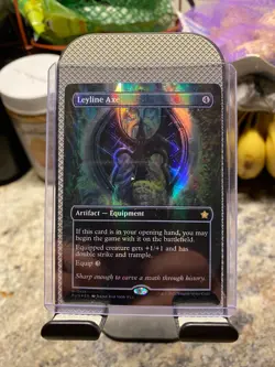 Leyline Axe (Borderless) (Mana Foil) - Image 1