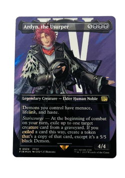 1x Ardyn, the Usurper, Borderless Surge Foil, Final Fantasy, Magic MTG NM - Image 1