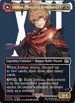 Joshua, Phoenix's Dominant (Borderless) (Surge Foil) Final Fantasy Foil - Image 1
