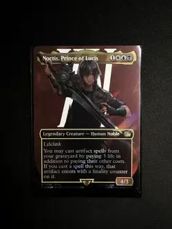 Noctis, Prince of Lucis (Borderless) (Surge Foil) Final Fantasy Foil - Image 1