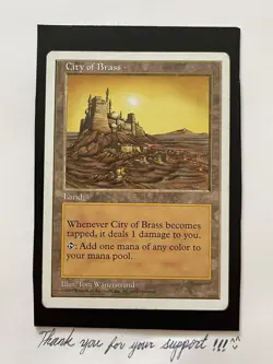MTG City of Brass Fifth Edition Regular Rare - Image 1