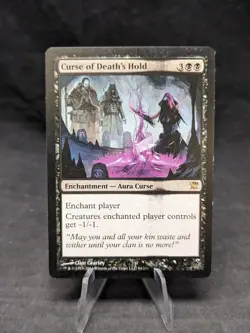 Curse of Death's Hold - Innistrad (ISD) - MTG - Misprint - LP - Image 1