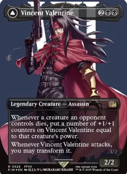 Vincent Valentine (Borderless) (Surge Foil) Final Fantasy Foil - Image 1