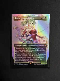 MTG Final Fantasy #0204 Terra, Herald of Hope Commander Borderless Mythic Foil - Image 2