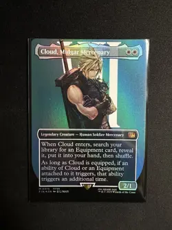 Cloud, Midgar Mercenary (Borderless) Final Fantasy Foil - Image 2