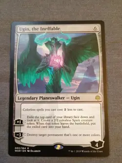 1x Ugin, the Ineffable NM-Mint, English War of the Spark MTG Magic - Image 1