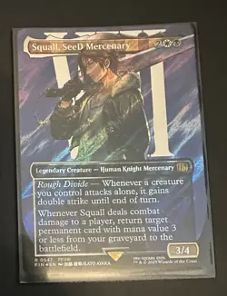 Squall, SeeD Mercenary (Borderless) (Surge Foil) Final Fantasy Foil - Image 2